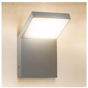 Brilagi - RIANO Lampada da parete per esterni a LED LED/8W/230V Argento IP65