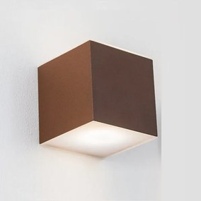 Applique LED-BIEMISSIONE 2x15W corten-WW