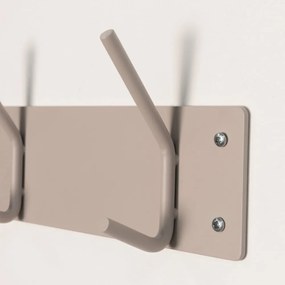 Attaccapanni da parete grigio tortora in metallo 70 cm Fusion – Spinder Design