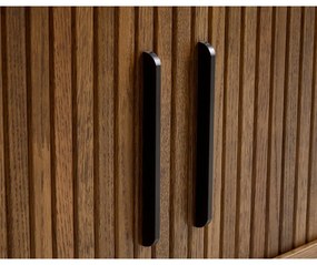 Mobile TV marrone con effetto rovere 180x56x45 cm Nola – Unique Furniture