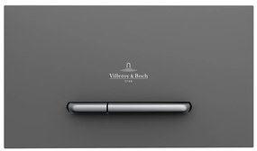 Villeroy & Boch 922169D8 - Pulsante di scarico VICONNECT antracite/cromo opaco