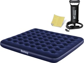 Materasso gonfiabile 203x183x22 cm con pompa a pistone Bestway 67004