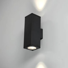 Applique da esterno 2xGU10/35W/230V IP54 quadrato nero