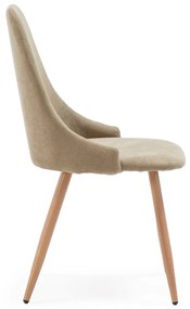 Sedie da pranzo verde chiaro in set di 4 Seul - Marckeric