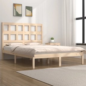 Giroletto Senza Materasso 160x200 Cm İn Legno Massello Di Pino /