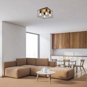 Rabalux 71024 - Plafoniera BOIRE 4xE27/40W/230V