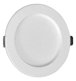 Faro da incasso 8W Foro Ø90 - 100mm Bianco da 680lm Rotondo Colore Bianco Caldo 3.000K