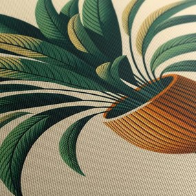 Quadro su tela – Pianta da interno elegante