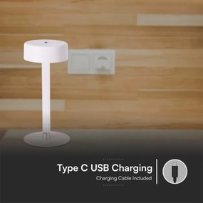 LED Lampada da tavolo ricaricabile dimmerabile LED/3W/5V 3000-6000K bianco