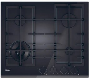 Haier Series 4 HAVG6BF4TB-PB. Colore del prodotto: Nero, Posizionamento dell'apparecchio: Da incasso, Dimensione della larghezza del piano cottura: