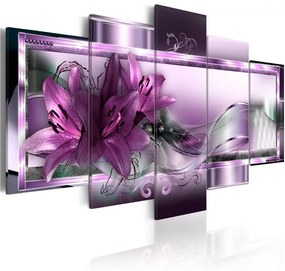 Quadro Purple Lilies