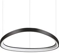 Lampadario A Sospensione Contemporaneo Gemini Metallo Nero Led 48W 3000K Ip20