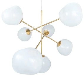 Tom Dixon - Melt Lampadario Large Opal/Gold Tom Dixon