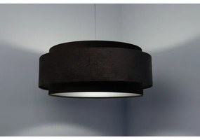 Lampadario a sospensione con filo DOBLO 1xE27/60W/230V marrone/argento d.60 cm