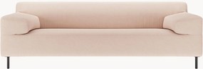 Divano 3 posti bianco perla/nero freistil180, larg. 222 cm