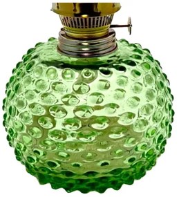 Lampada a olio EMA 38 cm luce verde