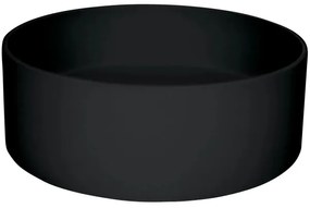 Deante CQS_NU4S - Lavabo da appoggio SILIA Ø 36 cm granito/nero