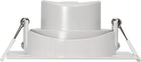 Faro Incasso Quadrato 12W CCT Ø90mm 38° Orient. Dimmerabile OSRAM LED Colore Bianco Variabile CCT