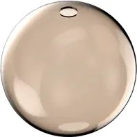 Mapa single solo vetro sfera d.15cm ambra