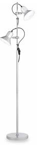 Ideal Lux - Lampada da terra POLLY 2xE27/60W/230V argento
