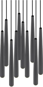 Lampadario LED nero ø 30 cm Cala – Trio Select