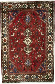 Shiraz Tappeto persiano 120x80 Rosso (Iran) Annodato A Mano