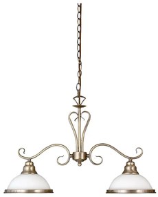 Rabalux 2757 - Lampadario ELISETT 2xE27/60W/230V