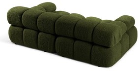 Divano componibile verde in tessuto bouclé 188 cm Bellis - Micadoni Home