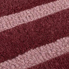 Tappeto in lana bordeaux tessuto a mano 120x180 cm Split Ombre Shaped - Flair Rugs