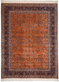 Sarouk Tappeto 370x280 Rosa (Cina) Annodato A Mano