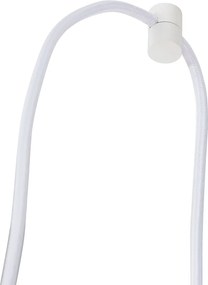 Sistema a binario monofase con 3 faretti e lampade a sospensione bianco - Cavalux Jeana