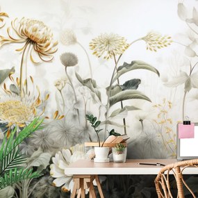 Carta da parati – Fiori avvolti nella natura