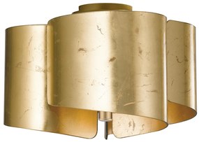 Lampadario Plafoniera Imagine Class Colore Oro 60W Mis 47 x 28 cm