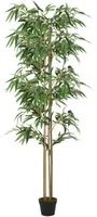 Albero Bamb Artificiale 1520 Foglie 200 cm Verde 358979