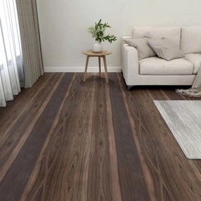 Listoni Pavimenti Autoadesivi 55 Pz İn Pvc 5,11m² Marrone Scuro /