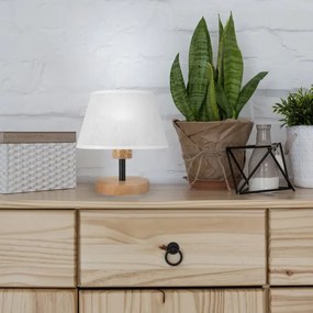 Brilagi - LED Lampada da tavolo ANTHONY 1xE14/40W/230V quercia/bianco