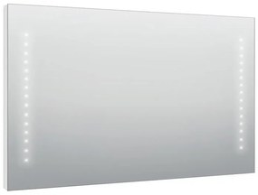 Specchio con illuminazione integrata bagno rettangolare Hollywood SENSEA L 120 x H 70 x P 2.5 cm