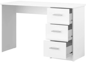 Scrivania Infinity  L 121 x H 74 x P 55 cm bianco