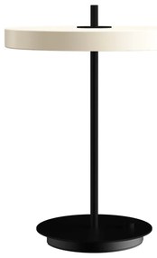 Lampada da tavolo LED bianca e nera in metallo con paralume in metallo con intensità regolabile (altezza totale 41,5 cm) Asteria Table – UMAGE