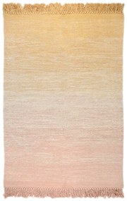 Tappeto lavabile rosa-arancio 100x150 cm Kirthy - Nattiot