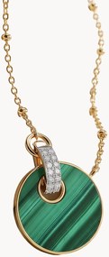 Collana placcata oro con pietre preziose Jeanne