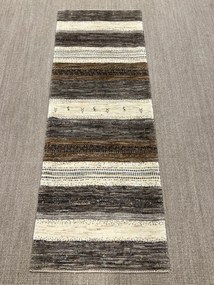 Loribaft Tappeto 70x200 Beige (Iran) Annodato A Mano