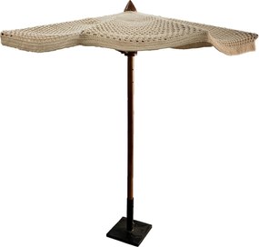 YARI - ombrellone in cotone macramè