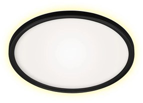 Plafoniera Moderna Slim Plastica Bianco Led 22W 4000K