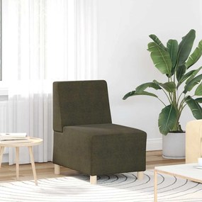 Divano Sedia Verde Militare 55 Cm İn Similpelle Scamosciata /