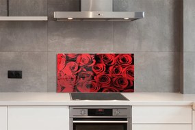 Pannello paraschizzi cucina Rose 100x50 cm