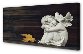 Quadro su tela Tavola di foglie d'angelo addormentato 100x50 cm