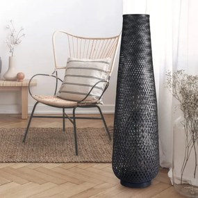 Lampada con piedistallo ZANZIBAR 1xE27/20W/230V nero