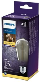 Lampadina LED SMOKY VINTAGE Philips ST64 E27/2,3W/230V 2700K