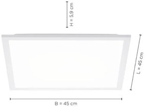 Leuchten Direkt 12201-16 - Plafoniera LED FLAT LED/22W/230V